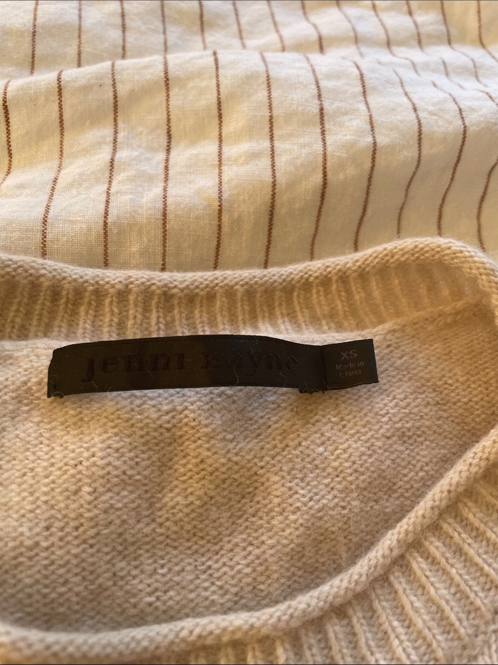Jenni Kayne Everyday Sweater in Oatmeal - Picture 3 of 6